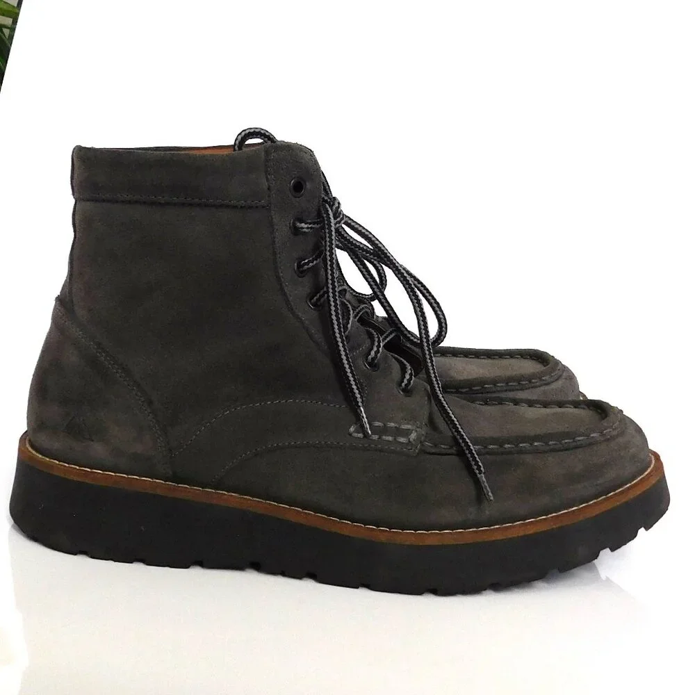 Ortholite Alphine Design Men's Chuka Work Boots Gray Size 11.5 - Picture 2 of 10